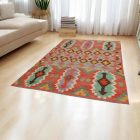 Dywan kilim Chobi 195x304 – ręcznie tkany z Afganistanu