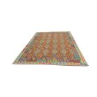 Ręcznie tkany kilim Chobi 204x293 – z wełny, z Afganistanu