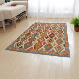 Dywan kilim Chobi 200x288 – ręcznie tkany z Afganistanu