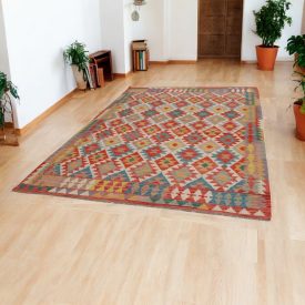 Dywan Kilim Maimana 208x298 ręcznie tkany kilim afgański