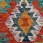 Kilim afgański Chobi 204x290 dywan Kilim ręcznie tkany