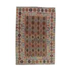 Ręcznie tkany kilim Chobi 202x291 – z wełny, z Afganistanu
