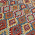 Etniczny dywan kilim Chobi 200x296 – ręcznie tkany z Afganistanu