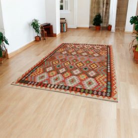 Dywan kilim Chobi 200x301 – ręcznie tkany z Afganistanu