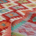 Kilim afgański Chobi 201x298 ręcznie tkany kilim etniczny