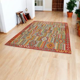 Ręcznie tkany kilim Maimana 206x292