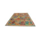 Kilim afgański Chobi 205x295 dywan Kilim ręcznie tkany