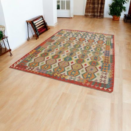 Dywan kilim Chobi 203x297 – ręcznie tkany z Afganistanu
