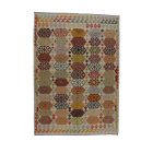Ręcznie tkany kilim Chobi 212x294 – z wełny, z Afganistanu