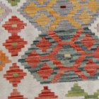 Ręcznie tkany kilim Chobi 212x294 – z wełny, z Afganistanu