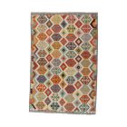 Etniczny dywan kilim Chobi 204x304 – ręcznie tkany z Afganistanu