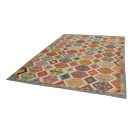 Etniczny dywan kilim Chobi 204x304 – ręcznie tkany z Afganistanu
