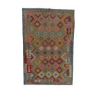 Dywan Kilim wełniany Chobi 203x298 ręcznie tkany Kilim afgański