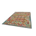 Kilim wełniany Chobi 203x298 – ręcznie tkany z Afganistanu