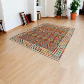 Dywan Kilim Chobi 210x294 ręcznie tkany kilim afgański