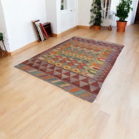 Kilim Afgański Chobi 194x299 – ręcznie tkany