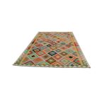 Dywan Kilim etniczny Chobi 195x303 ręcznie tkany dywan Kelim