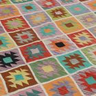 Dywan Kilim etniczny Chobi 195x303 ręcznie tkany dywan Kelim