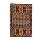 Dywan Kilim wełniany Chobi 202x298 ręcznie tkany Kilim afgański