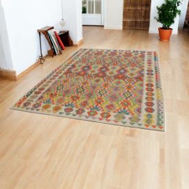   Kilim ręcznie tkany Chobi 205x301 dywan Kilim wełniany afgański