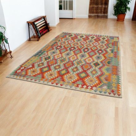 Kilim afgański Chobi 203x294 dywan Kilim ręcznie tkany
