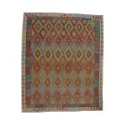 Kilim afgański Chobi 252x301 dywan Kilim ręcznie tkany
