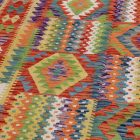 Dywan Kilim wełniany Chobi 204x294 ręcznie tkany Kilim afgański