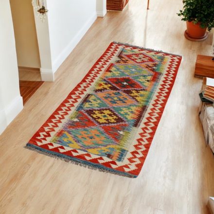 Chodnik Kilim ręcznie tkany 64x190 Dywan Kilim Maimana