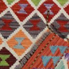 Chodnik Kilim afgański Chobi 87x199 dywan Kilim ręcznie tkany