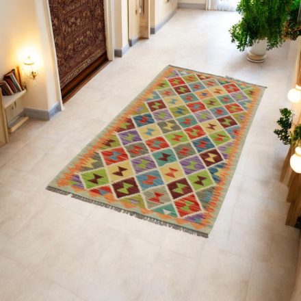 Chodnik Kilim ręcznie tkany 82x194 Dywan Kilim Maimana