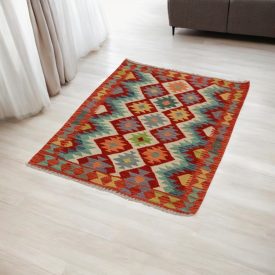   Kilim ręcznie tkany Chobi 82x121 dywan Kilim wełniany afgański