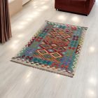 Dywan Kilim etniczny Chobi 94x144 ręcznie tkany dywan Kelim