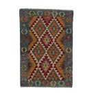 Kilim afgański Chobi 86x126 ręcznie tkany kilim etniczny