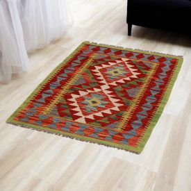 Kilim afgański Chobi 75x110 ręcznie tkany kilim etniczny