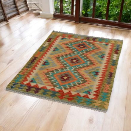 Dywan Kilim etniczny Chobi 89x126 ręcznie tkany dywan Kelim