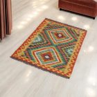 Ręcznie tkany kilim Chobi 75x119 – z wełny, z Afganistanu