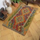 Autentyczny kilim 61x96 – ręcznie tkany, etniczny