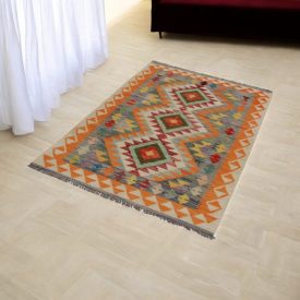 Ręcznie tkany Kilim 104x158 Dywan Kilim Maimana