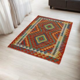   Kilim ręcznie tkany Chobi 98x151 dywan Kilim wełniany afgański