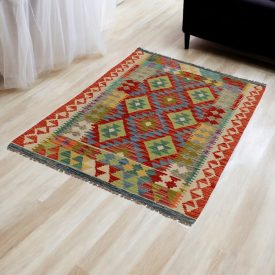   Dywan Kilim wełniany Chobi 106x151 ręcznie tkany Kilim afgański