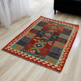 Ręcznie tkany Kilim 103x150 Dywan Kilim Maimana