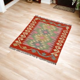 Dywan kilim Chobi 62x88 – ręcznie tkany z Afganistanu