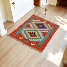 Kilim Afgański Chobi 59x90 – ręcznie tkany, etniczny