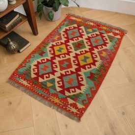 Dywan kilim Chobi 61x91 – z wełny, z Afganistanu