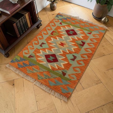 Dywan kilim Chobi 60x87 – ręcznie tkany, etniczny