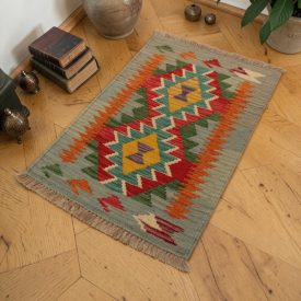 Dywan kilim Chobi 61x92 – z wełny, z Afganistanu