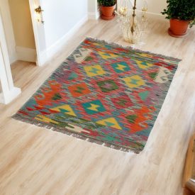 Dywan kilim Chobi 62x89 – ręcznie tkany z Afganistanu