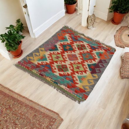 Kilim ręcznie tkany Chobi 66x96 dywan Kilim wełniany afgański