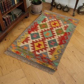 Kilim wełniany 62x86 – z Afganistanu