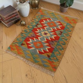Dywan kilim Chobi 60x94 – ręcznie tkany z Afganistanu